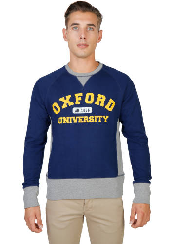 Oxford University oxford-fleece-raglan blue