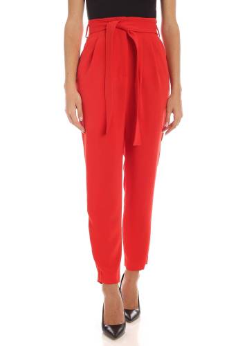 P.a.r.o.s.h. pleated pants in red red