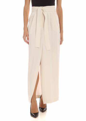 P.a.r.o.s.h. pleated skirt in ivory color white