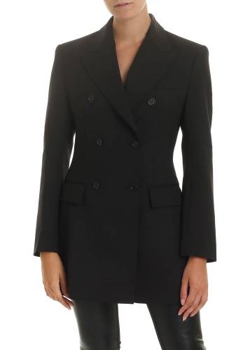 P.a.r.o.s.h. virgin wool jacket in black black