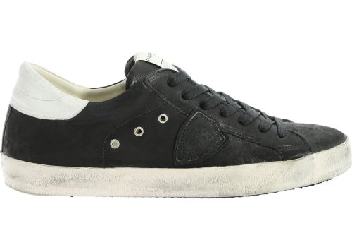 Philippe Model classic sneakers in black leather black