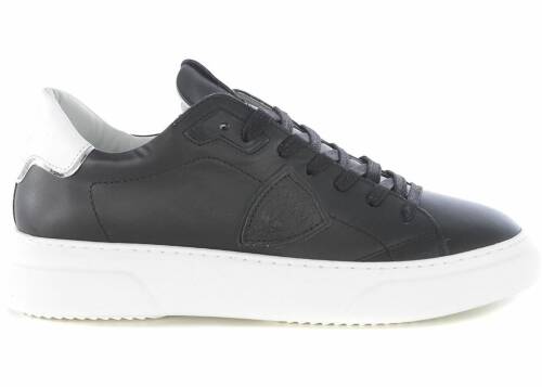 Philippe Model temple leather sneakers black