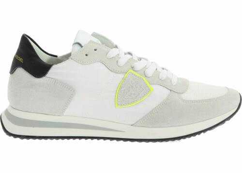 Philippe Model tropez sneakers in white and gray white