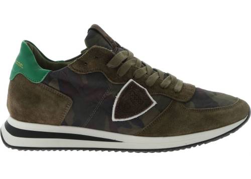 Philippe Model trpx sneakers in camouflage green green