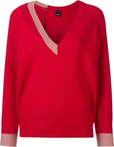 Pinko cashmere sweater red