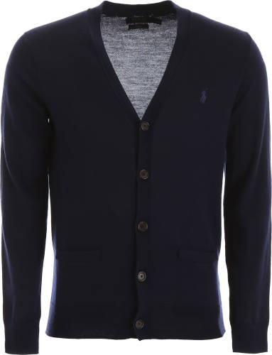 Ralph Lauren cardigan with embroidered pony navy