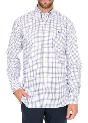Ralph Lauren check pattern shirt in blue red and white white