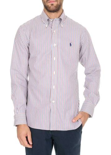 Ralph Lauren checked shirt in navy blue and red blue