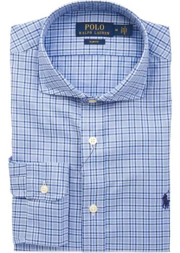 Ralph Lauren cotton shirt light blue/blue
