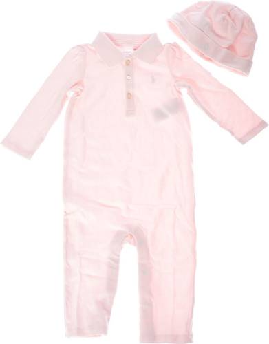 Ralph Lauren pink cotton baby set pink