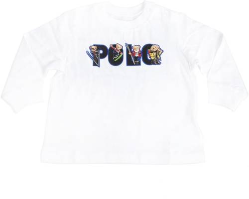 Ralph Lauren polo logo t-shirt in white white
