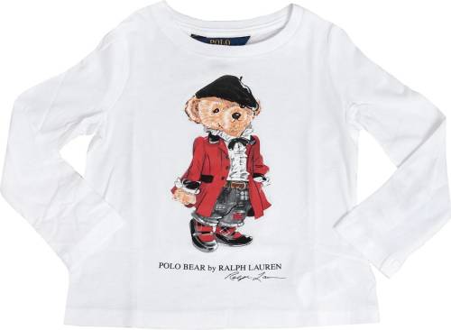 Ralph Lauren t-shirt in white with bear printed white
