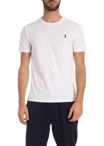 Ralph Lauren white t-shirt with blue logo white