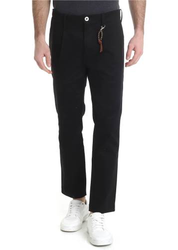Ribbon Clothing black trousers with front pleats black