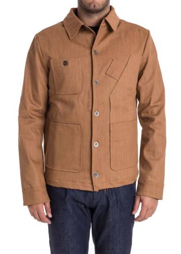 Ribbon Clothing brown cotton jacket brown