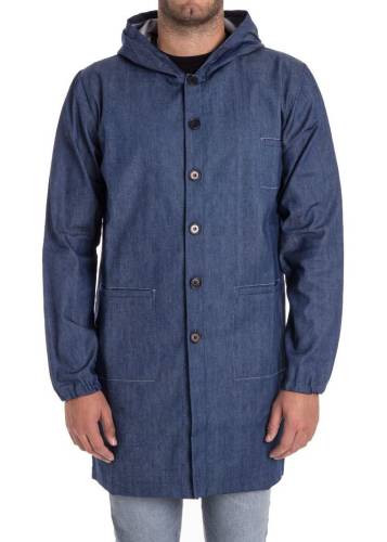 Ribbon Clothing cotton coat blue