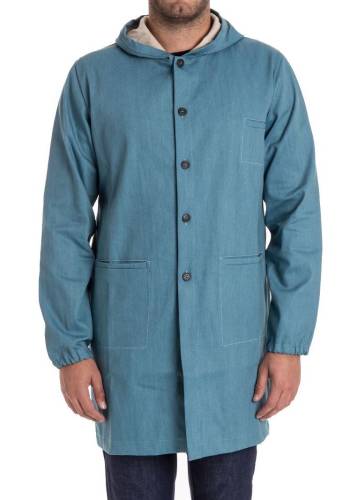 Ribbon Clothing cotton coat light blue