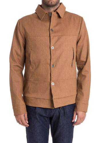 Ribbon Clothing cotton jacket brown
