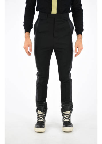 Rick Owens wool tux astaires trousers black