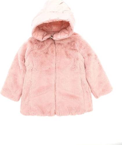 Save The Duck fury eco-fur coat in pink pink