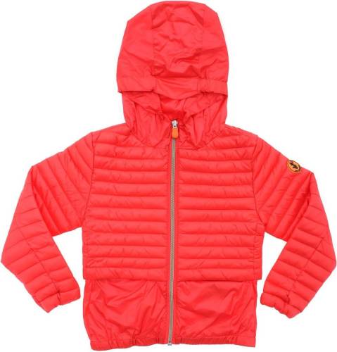 Save The Duck glossy red down jacket red