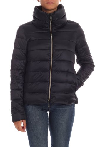Save The Duck quilted-effect down jacket in black black