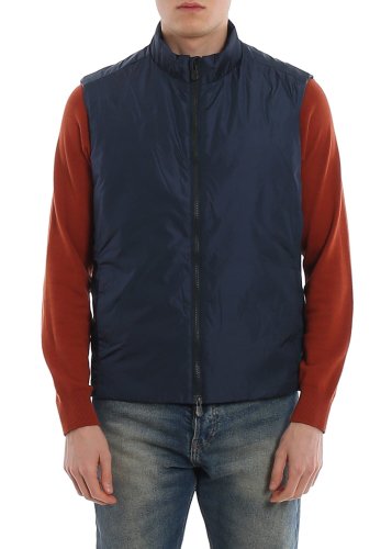 Save The Duck water resistant padded waistcoat in blue blue