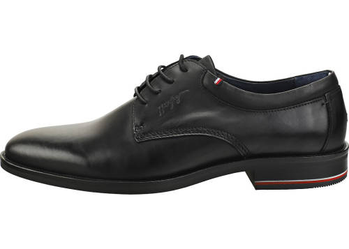Tommy Hilfiger signature smooth smart shoes in black black