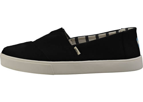 Toms classic heritage espadrille shoes in black black