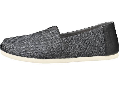 Toms classic shade technical knit slip on in black black