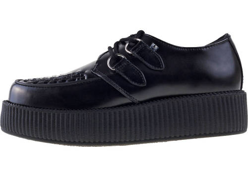 Tuk t.u.k viva hi sole creeper unisex shoes in black black