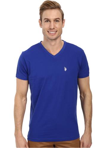 U.s. Polo Assn. v-neck short sleeve t-shirt international blue