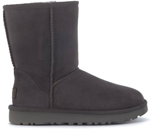 Ugg classic ii short ankle boots in grey suede grey