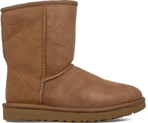 Ugg leather ankle boots brown