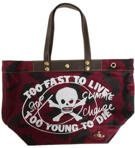 Vivienne Westwood Anglomania too fast to live bag red