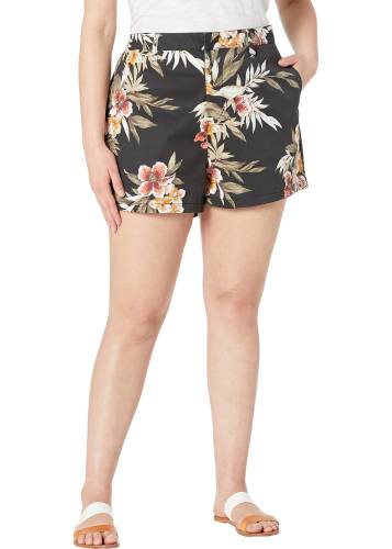 Volcom plus size frochickie shorts black combo
