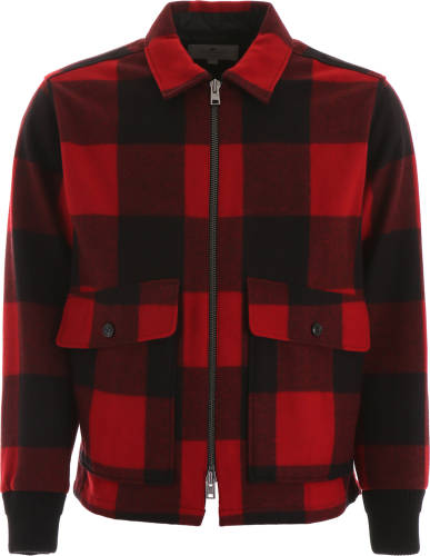 Woolrich check jacket red