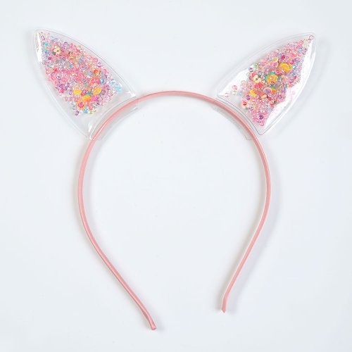 Bentita roz cu urechi pentru copii