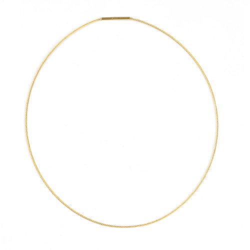 Colier auriu circular din otel
