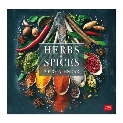 Calendar de perete 2023 - herbs & spices, 30x29 cm | legami