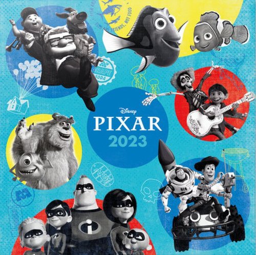 Calendar - pixar movies, 2023 | grupo erik