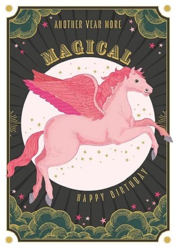 Felicitare - more magical unicorn | the art file