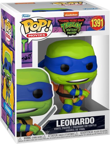 Figurina - teenage mutant ninja turtles - leonardo | funko