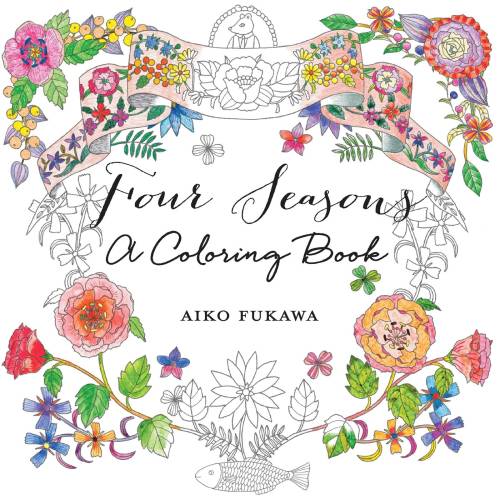 Four seasons coloring book | aiko fukawa