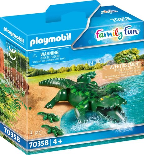 Jucarie - aligator cu pui | playmobil