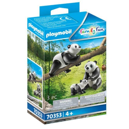Jucarie - panda cu pui | playmobil