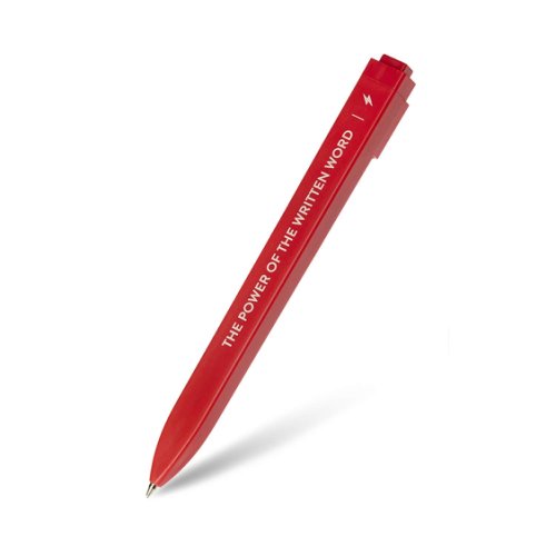 Pix - moleskine ballpoint pen, go, message, scarlet red, 1.0 - tagged version | moleskine