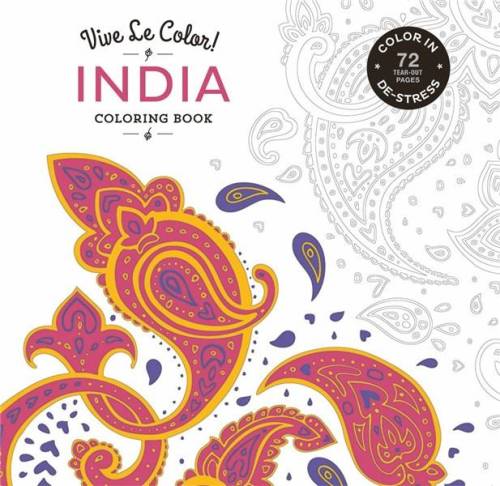 Vive le color! india - colouring book | marabout