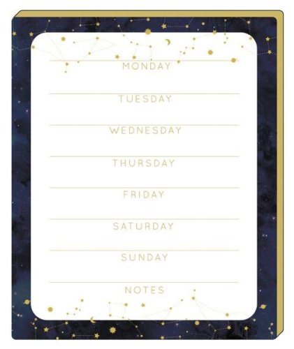 Weekly planner - constellations | art file