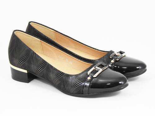 Lulux 8267-15 Black Pantofi dama negri kona